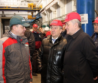 Петрозаводскмаш посетил полномочный представитель президента России в СЗФО Владимир Булавин