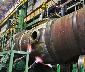 Завершен контроль качества замыкающего шва на корпусе второго реактора РУ «РИТМ-200»