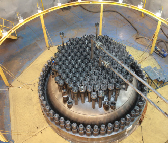 Атомэнергомаш успешно провел гидроиспытания крышки реактора ВВЭР-1200 для Белорусской АЭС