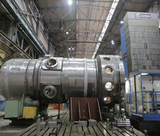 ЗиО-Подольск завершил наиболее сложную операцию мехобработки  корпуса ледокольного реактора