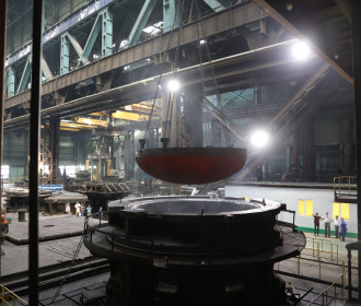 Атоммаш завершил изготовление серии днищ емкостей СПЗАЗ для АЭС «Аккую»