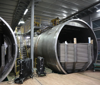 Первый парогенератор для АЭС «Аккую» укомплектован внутрикорпусными устройствами