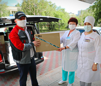 Атоммаш помог Волгодонску средствами защиты от пандемии