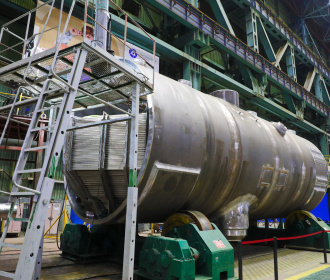 На Атоммаше комплект парогенераторов для второго блока АЭС «Руппур»  прошел ключевой этап изготовления
