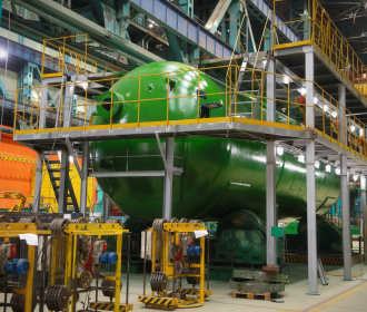 На Атоммаше изготовили первый парогенератор новой модификации  для первого блока Курской АЭС-2