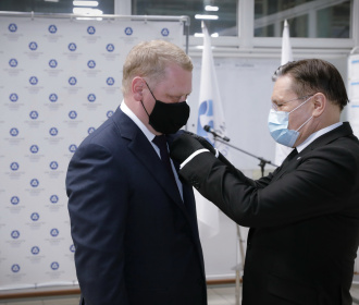 Генеральный директор АО «АЭМ-технологии» Игорь Котов награждён высшим знаком отличия Госкорпорации «Росатом»