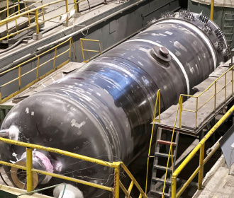 Филиал «АЭМ-технологии» «Ижора» провел гидроиспытания компенсатора давления для АЭС Куданкулам